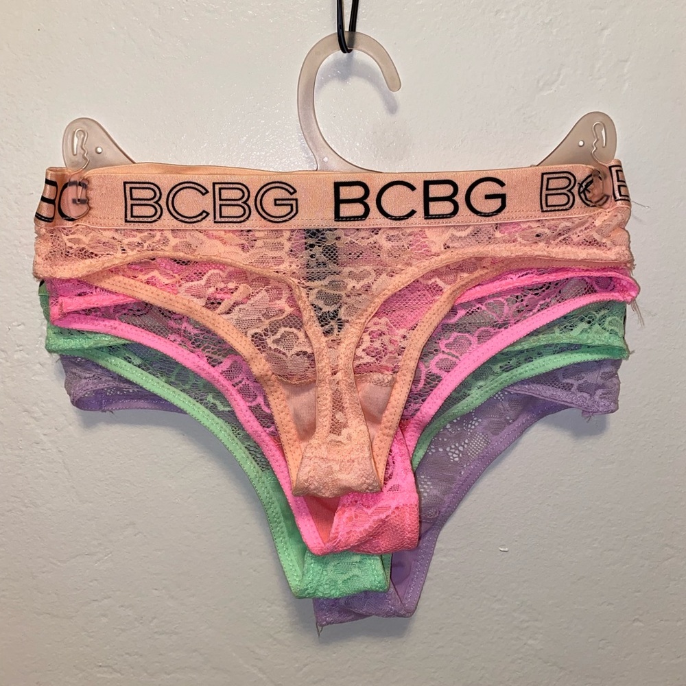 Thong underwear orange,pink,green,purple